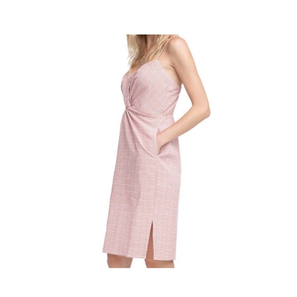 Perfect Fall Gingham ress Rust White Cottagecore Dress chic